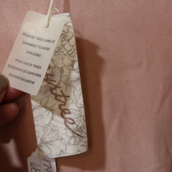 Mystree Pale Pink Cardigan Sweater NWT Small Italian Knit Button Front Style - Picture 6 of 8